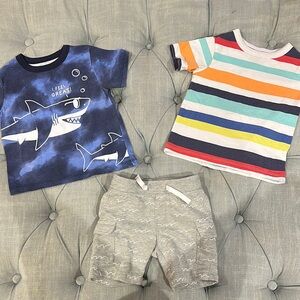 Falls Creek Kids Heather Gray Shorts